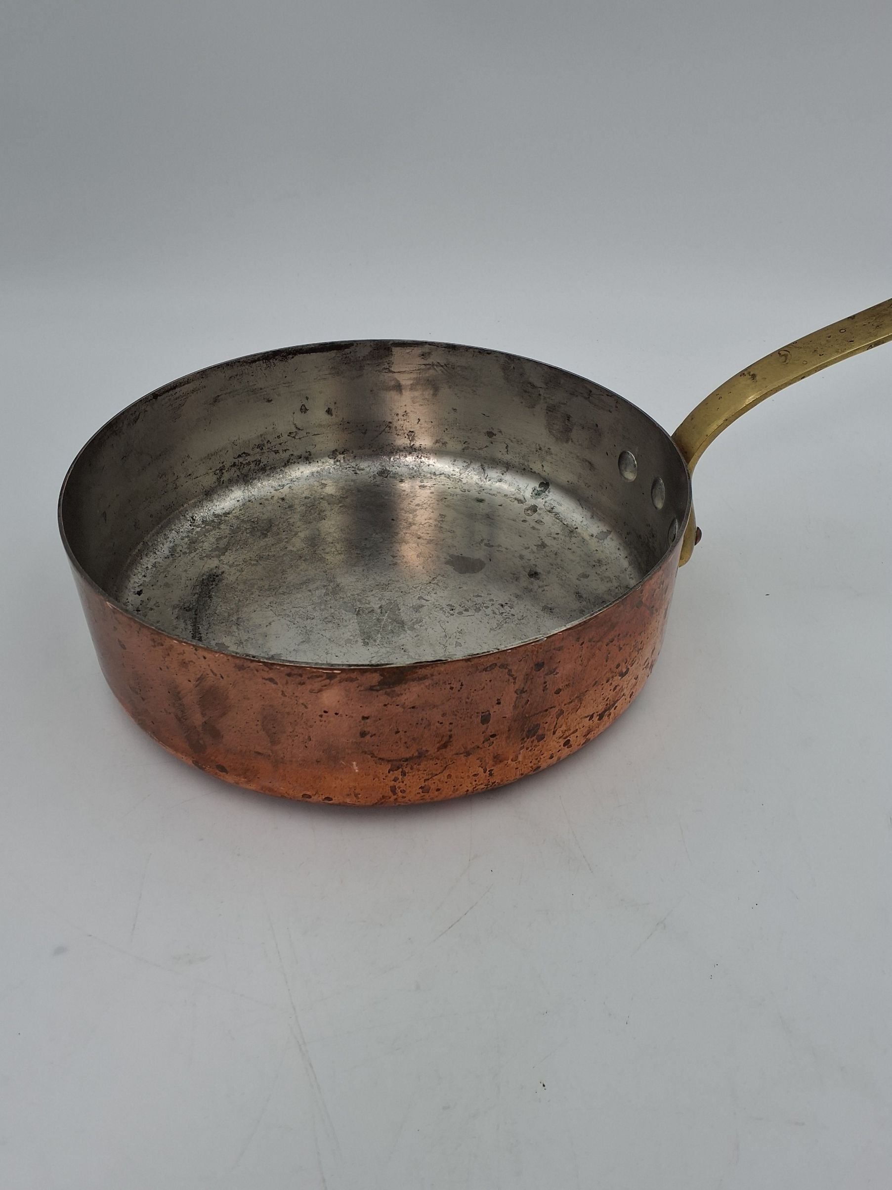 24 cm kobbersautere pande